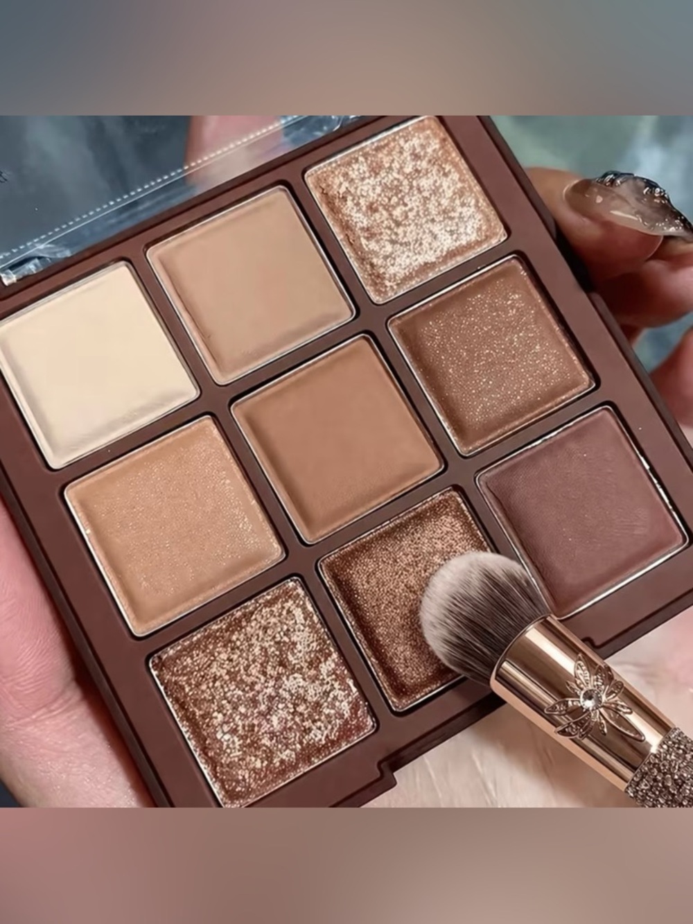 Kohl's Warm Brown & Champagne 9-Shade Eyeshadow Palette